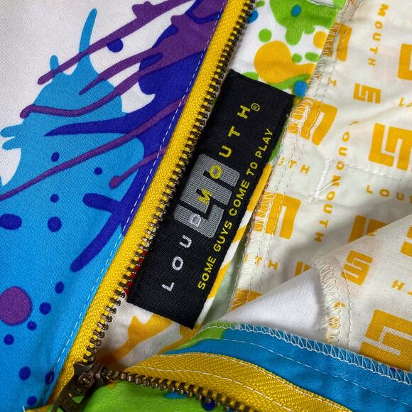 Loudmouth Golf Shorts Mens 36 Paint Splatter All Over Print - Picture 5 of 9